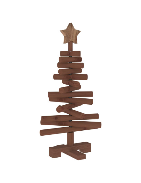 Albero di Natale in legno KOTKA 60 cm Legno Massello di Pino