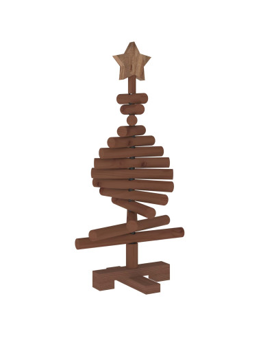Albero di Natale in legno KOTKA 60 cm Legno Massello di Pino