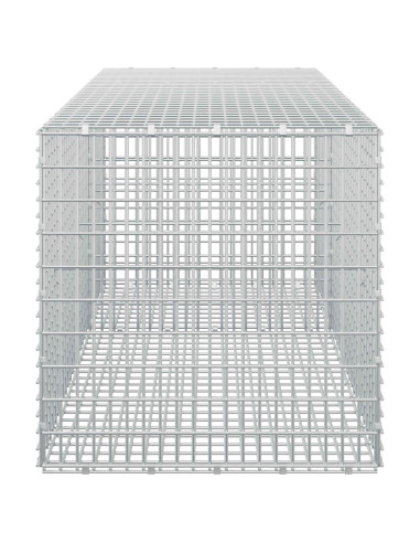 Gabione con Filo da 5 mm e Rete da 5x2,5 cm 150x50x50 cm