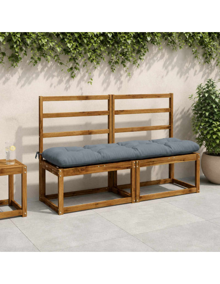 Cuscini per Panchina VIANEN 2 pz 100% Poliestere Blu