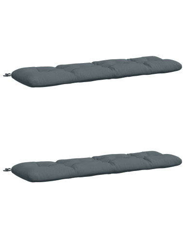 Cuscini per Panchina VIANEN 2 pz 100% Poliestere Blu