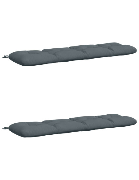 Cuscini per Panchina VIANEN 2 pz 100% Poliestere Blu