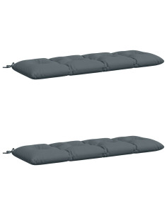 Cuscini per Panchina VIANEN 2 pz 100% Poliestere Blu 2