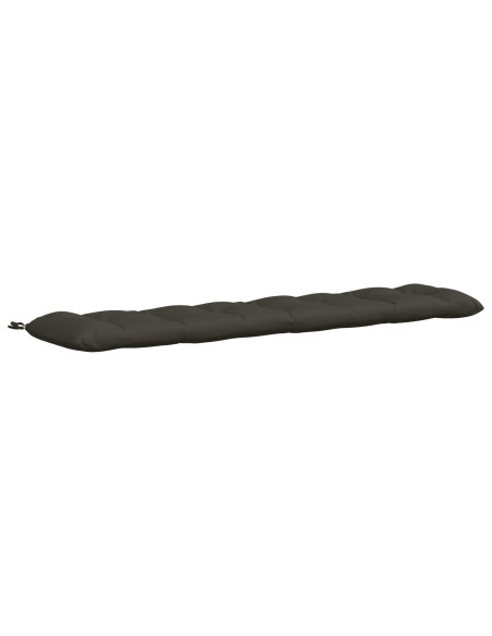 Cuscino per panchina VIANEN 100% Poliestere Antracite
