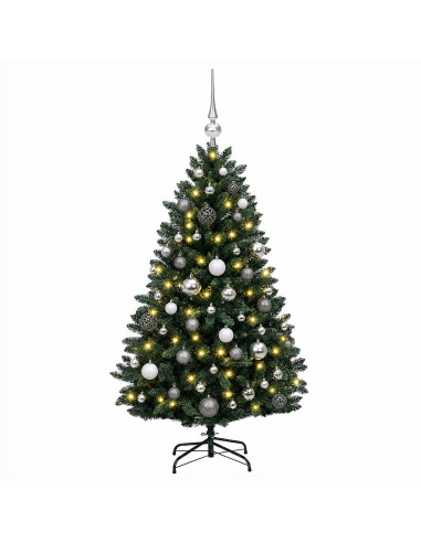 Albero di Natale artificiale verde medio con palline 270 cm