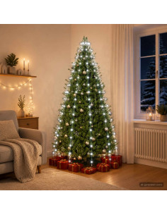 Ghirlande luminose per alberi di Natale Verde 180 cm PVC