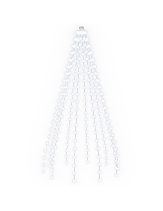 Ghirlande luminose per alberi di Natale Verde 210 cm PVC 2