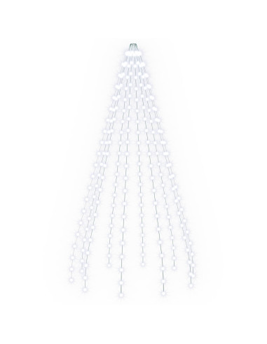 Ghirlande luminose per alberi di Natale Verde 210 cm PVC