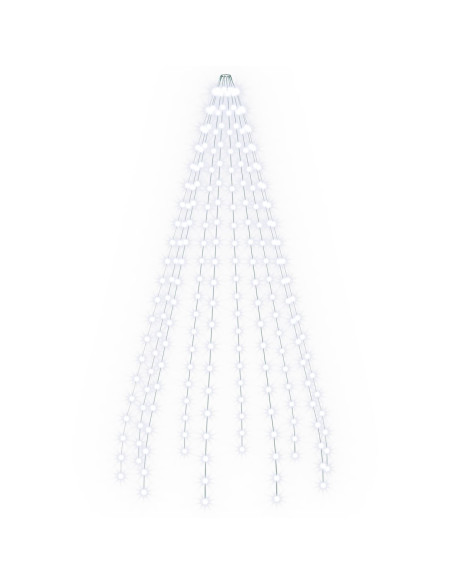 Ghirlande luminose per alberi di Natale Verde 210 cm PVC