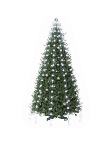 Ghirlande luminose per alberi di Natale Verde 210 cm PVC