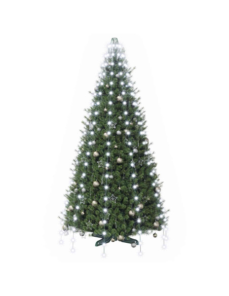 Ghirlande luminose per alberi di Natale Verde 210 cm PVC