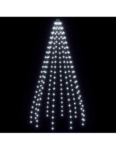 Ghirlande luminose per alberi di Natale Verde 210 cm PVC