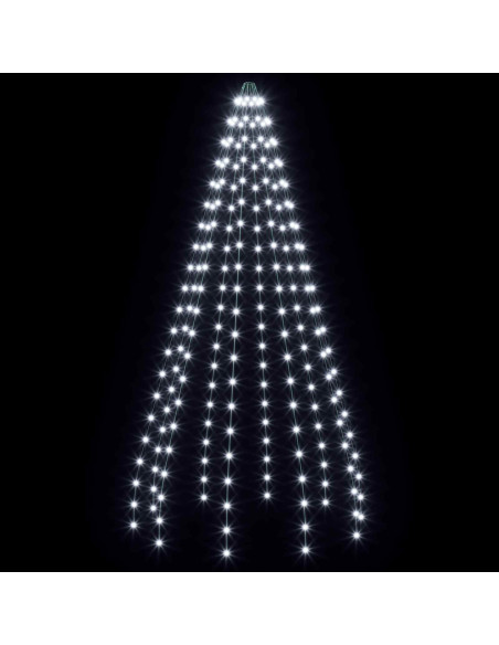 Ghirlande luminose per alberi di Natale Verde 210 cm PVC