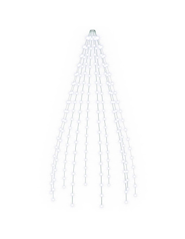Ghirlande luminose per alberi di Natale Verde 180 cm PVC