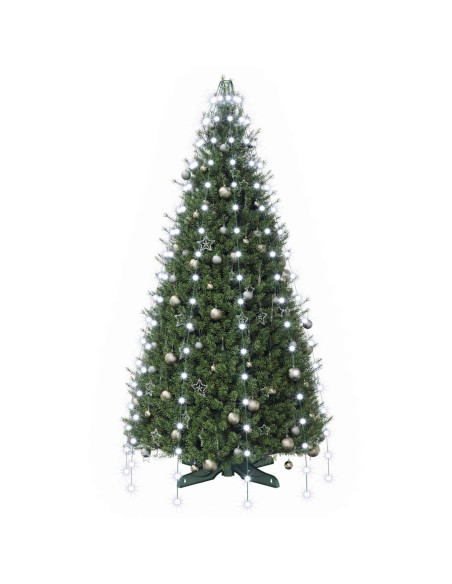Ghirlande luminose per alberi di Natale Verde 180 cm PVC