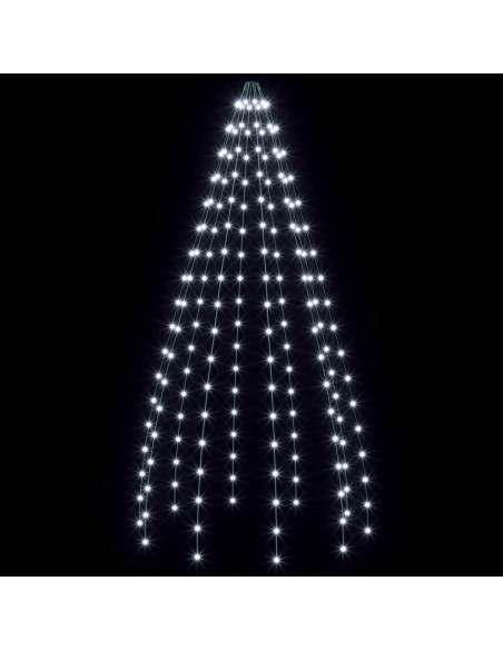Ghirlande luminose per alberi di Natale Verde 180 cm PVC