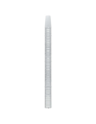 Gabione con Filo da 5 mm e Rete da 5x2,5 cm 350x10x150 cm