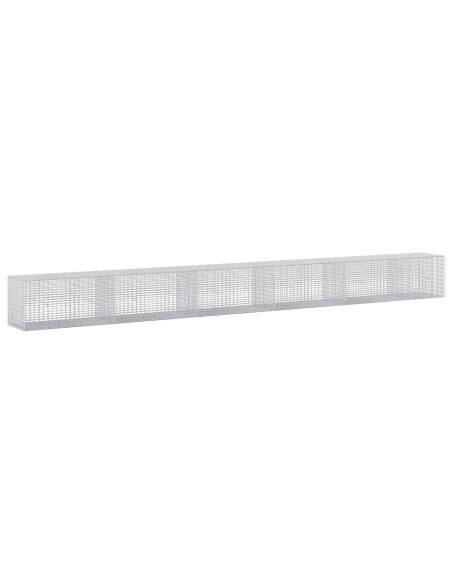Gabione con Filo da 5 mm e Rete da 5x2,5 cm 550x50x50 cm