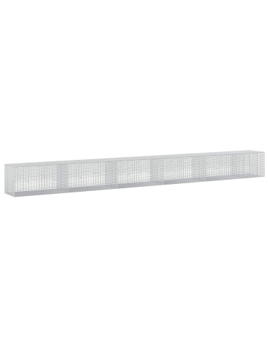 Gabione con Filo da 5 mm e Rete da 5x2,5 cm 550x50x50 cm