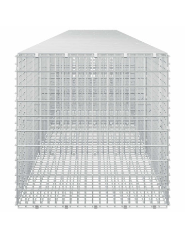 Gabione con Filo da 5 mm e Rete da 5x2,5 cm 550x50x50 cm