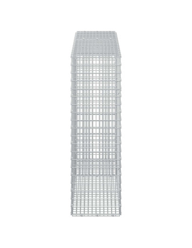 Gabione con Filo da 5 mm e Rete da 5x2,5 cm 150x30x100 cm