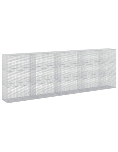 Gabione con Filo da 5 mm e Rete da 5x2,5 cm 450x50x150 cm 2