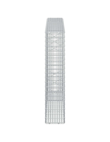 Gabione con Filo da 5 mm e Rete da 5x2,5 cm 150x20x100 cm