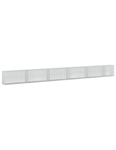 Gabione con Filo da 5 mm e Rete da 5x2,5 cm 550x30x50 cm