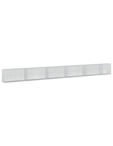 Gabione con Filo da 5 mm e Rete da 5x2,5 cm 550x30x50 cm