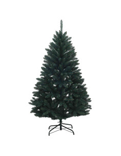 Albero di Natale Artificiale con Rami Pieghevoli 120 cm PVC 2