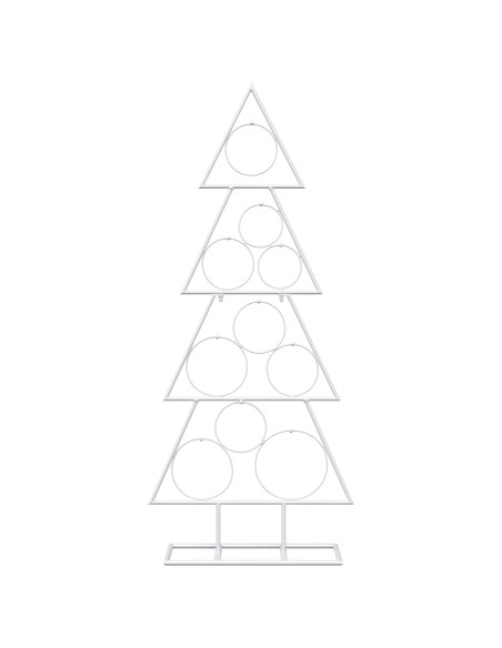 Albero di Natale in metallo con supporto KUOPIO 90 cm Acciaio