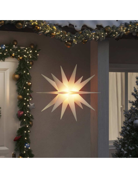 Luce di Natale con LED Pieghevole Bianca 100 cm