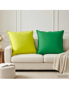 Cuscino da Lanciare 2 pz HOUTEN Verde brillante. 65 x 65 cm