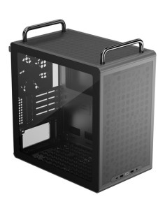 COOLER MASTER CASE  QUBE 340 BLACK  MB MATX/mITX 1 VENTOLE 140MM PREINSTAL DESIGN MODULARE USB-C 3.2