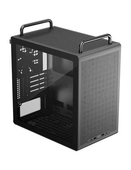 COOLER MASTER CASE  QUBE 340 BLACK  MB MATX/mITX 1 VENTOLE 140MM PREINSTAL DESIGN MODULARE USB-C 3.2
