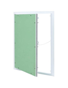 Pannello di Accesso Verde e Argento 55 x 65 cm