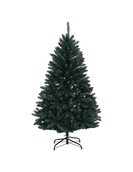 Albero di Natale artificiale verde scuro con palline 150 cm