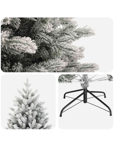 Albero di Natale Artificiale con Rami Pieghevoli 120 cm