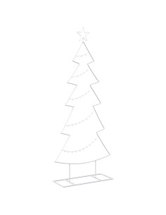 Albero di Natale in metallo con supporto KUOPIO 150 cm Acciaio 2