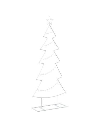 Albero di Natale in metallo con supporto KUOPIO 150 cm Acciaio