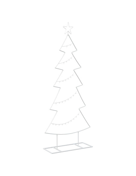 Albero di Natale in metallo con supporto KUOPIO 150 cm Acciaio