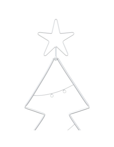 Albero di Natale in metallo con supporto KUOPIO 150 cm Acciaio