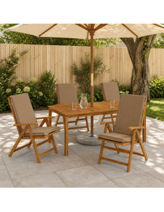 Cuscino per sedia a schienale alto GEMERT 6 pz 100% Poliestere