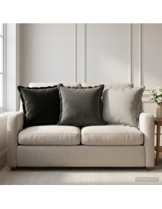 Cuscino con cuscino HOUTEN 6 pz Antracite Poliestere
