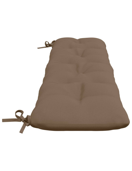 Cuscino per panchina VIANEN 100% Poliestere Tortora