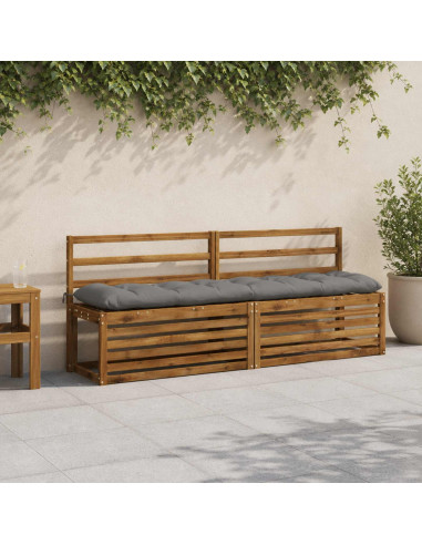 Cuscino per panchina VIANEN 100% Poliestere Grigio