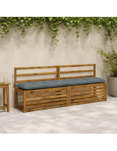 Cuscino per panchina VIANEN 100% Poliestere Blu