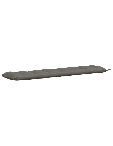 Cuscino per panchina VIANEN 100% Poliestere Grigio