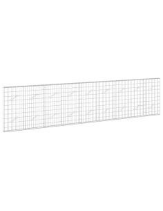 Gabione con filo da 5 mm e rete 10x10 cm 450x10x100 cm 2