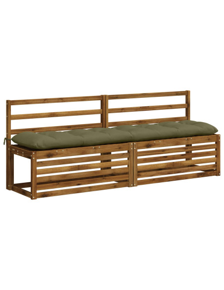 Cuscino per panchina VIANEN 100% Poliestere Verde Oliva